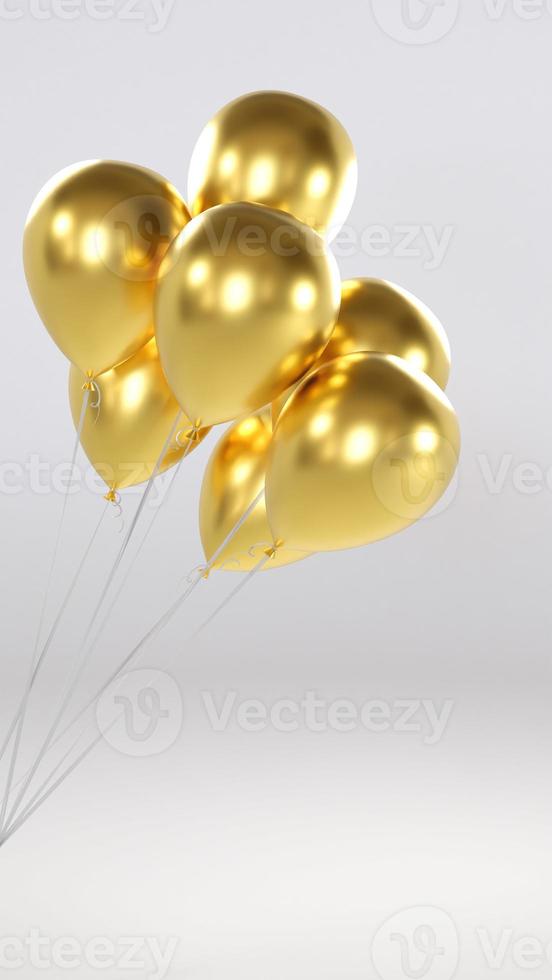 levendig gouden ballonnen groep foto