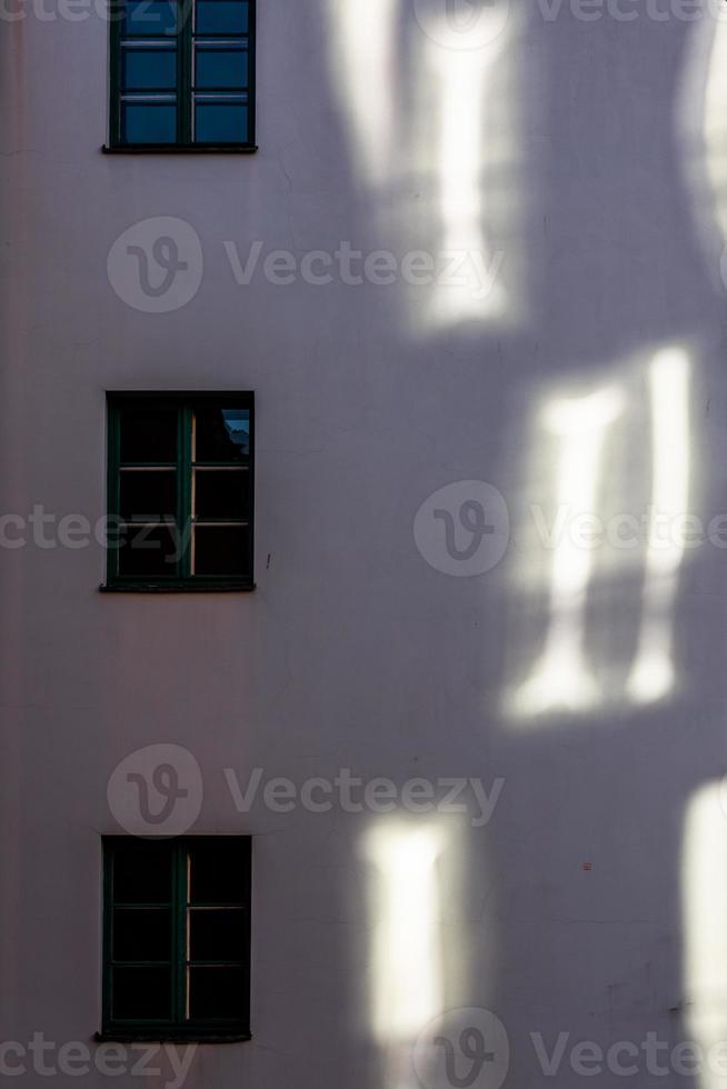 keer bekeken van de Riga stad centrum Aan een zonnig ochtend- foto