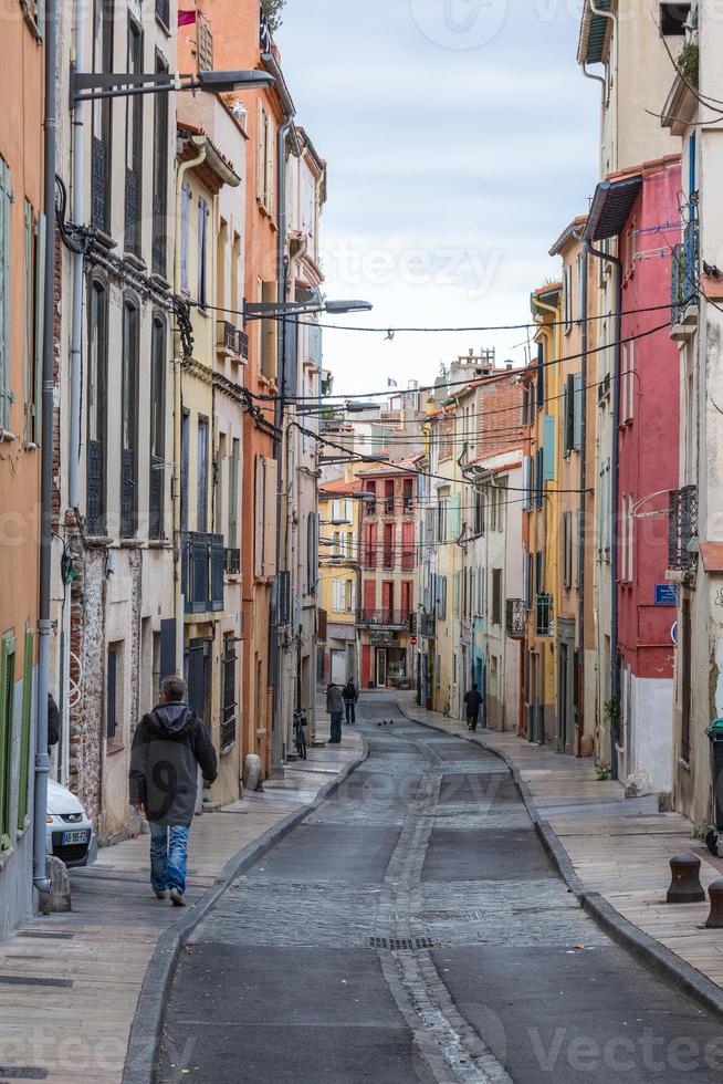 keer bekeken van een klein stad- in de zuiden van Frankrijk foto
