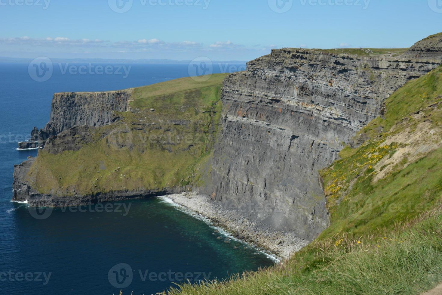 moeder kliffen en atlantic oceaan in Ierland foto