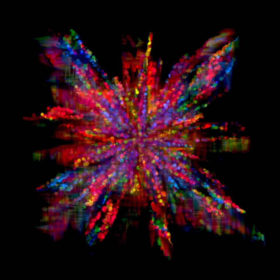 bloemen sjaal, samenvatting sjaal, digitaal geschilderd abstract ontwerp, kleurrijk textuur.fractal kunst.abstract textiel ontwerp.3d sjaal illustratie foto