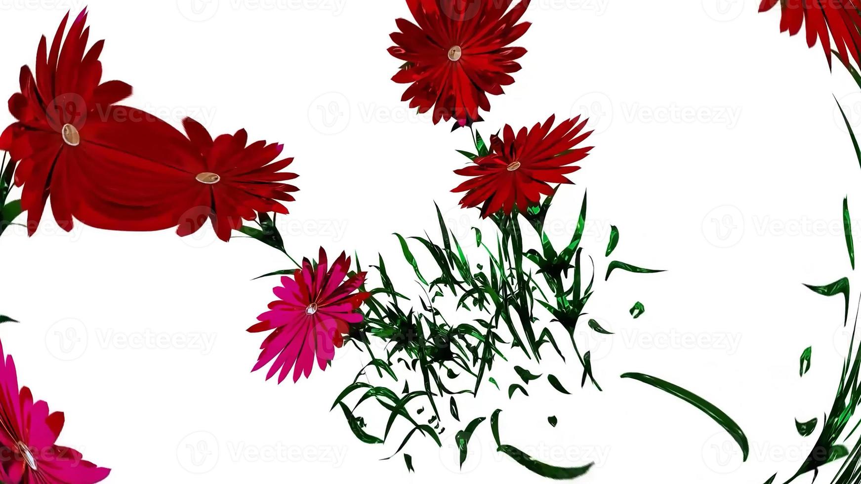 abstract bloemen botanisch digitaal illustratie foto