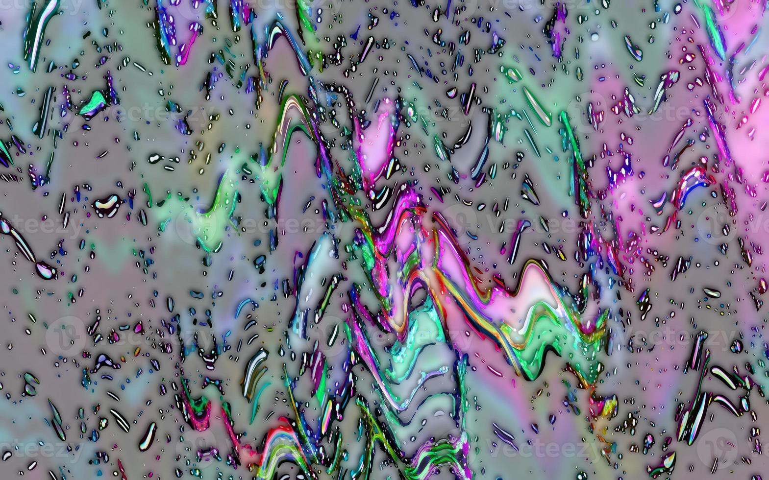 abstract veelkleurig deeltje achtergrond, digitaal geschilderd abstract ontwerp.holografisch deeltje structuur foto