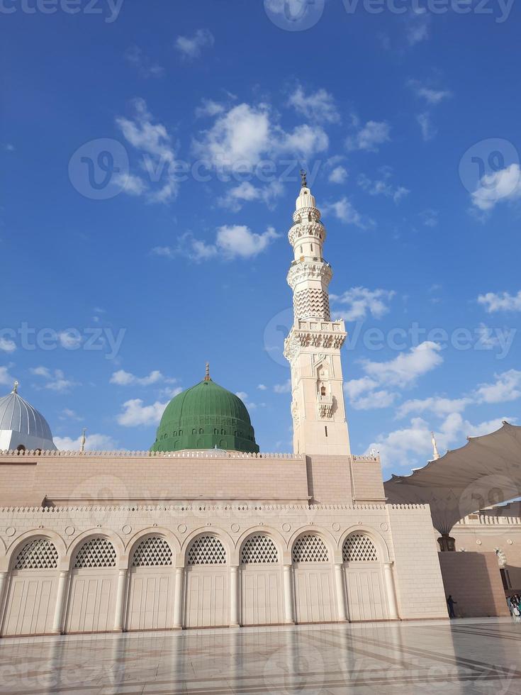 mooi dag visie van van de profeet moskee - masjid al nabawi, medina, saudi Arabië. foto