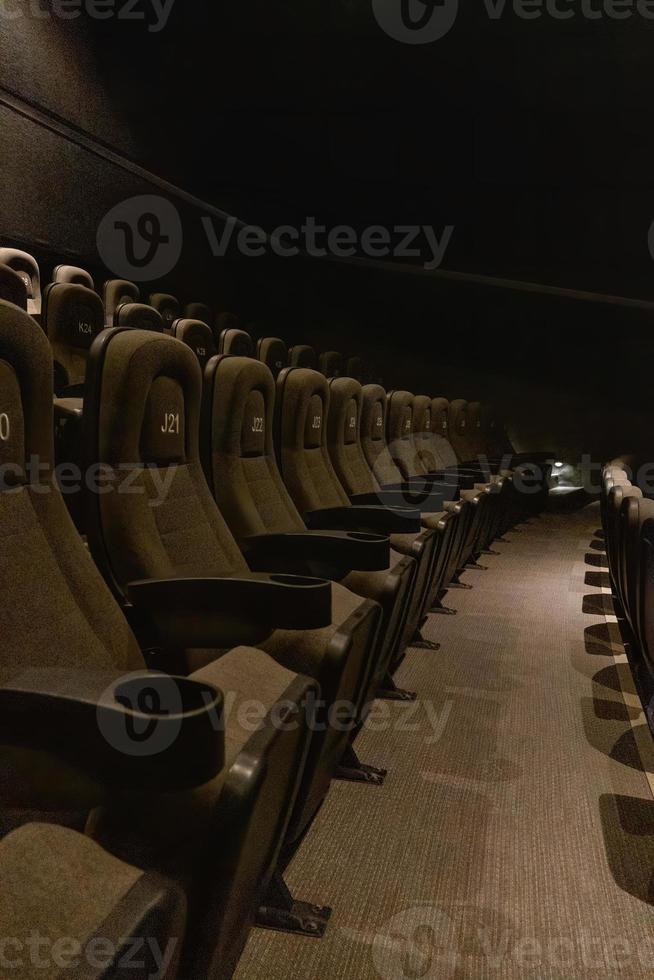 auditorium met leeg bioscoop type zitplaatsen, conferentie over naar beginnen, Mexico foto