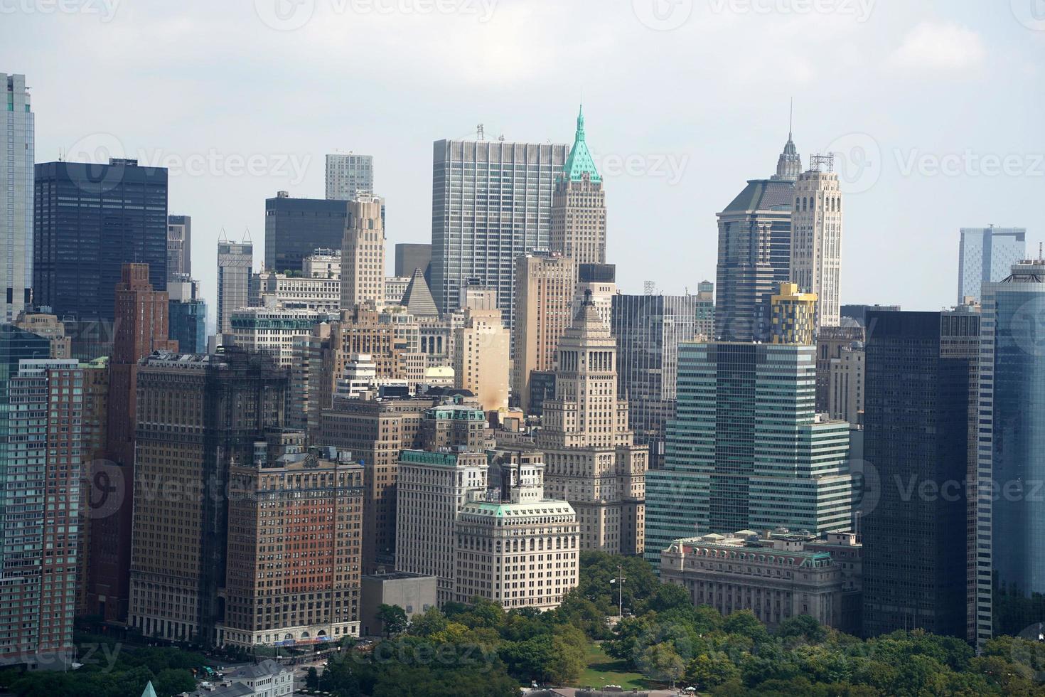 nieuw york stad Manhattan helikopter tour antenne stadsgezicht foto