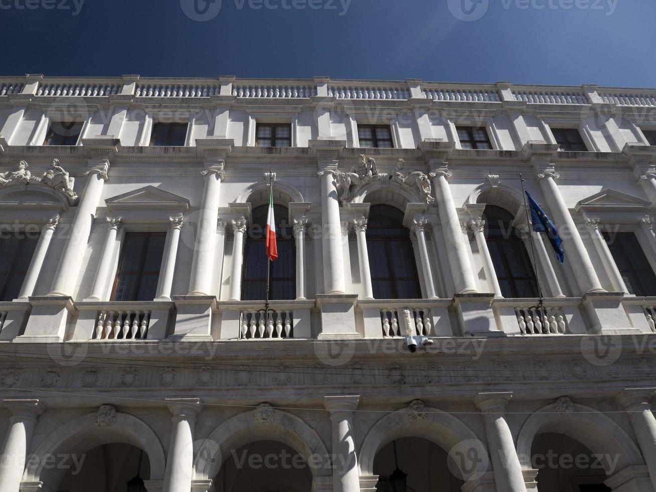 Bergamo piazza maggiore plaats visie foto