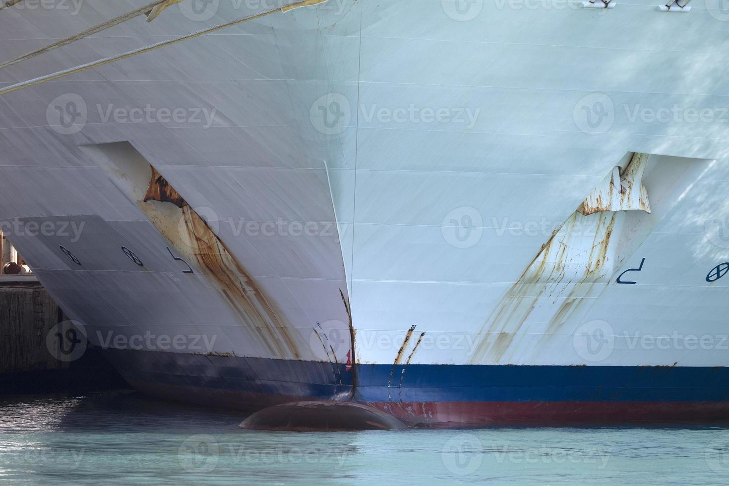 reis schip boeg boog detail foto