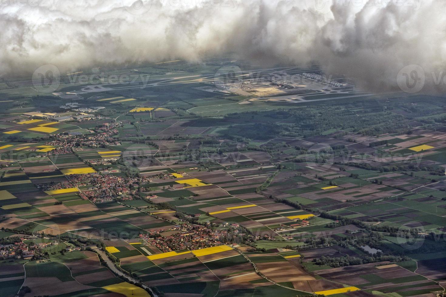 gekweekt velden antenne visie foto