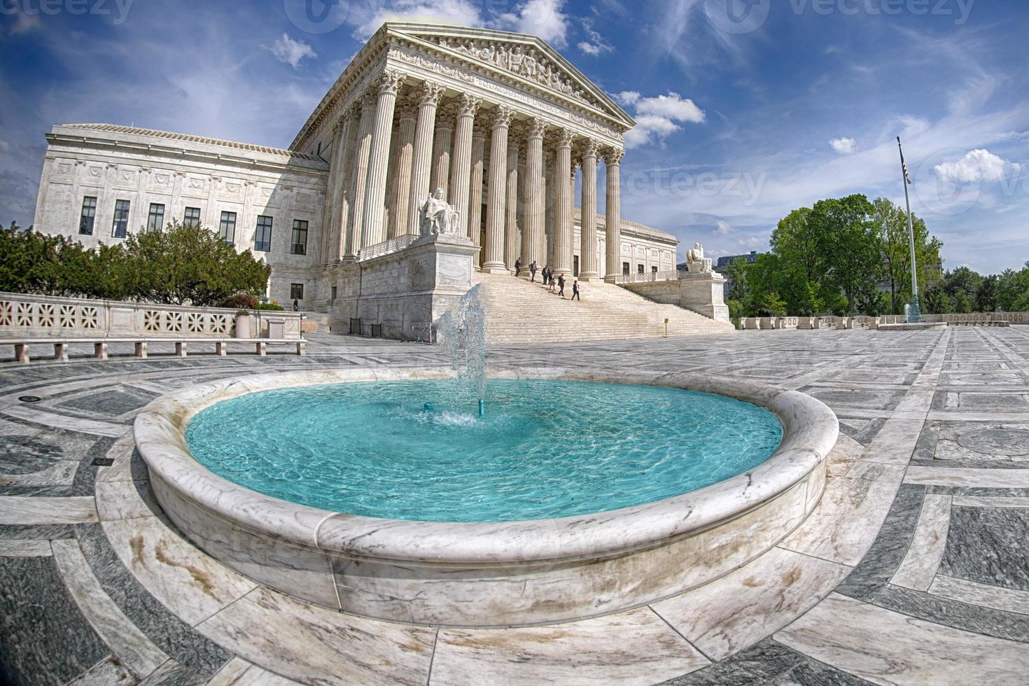 opperste rechtbank gebouw in Washington dc detail foto