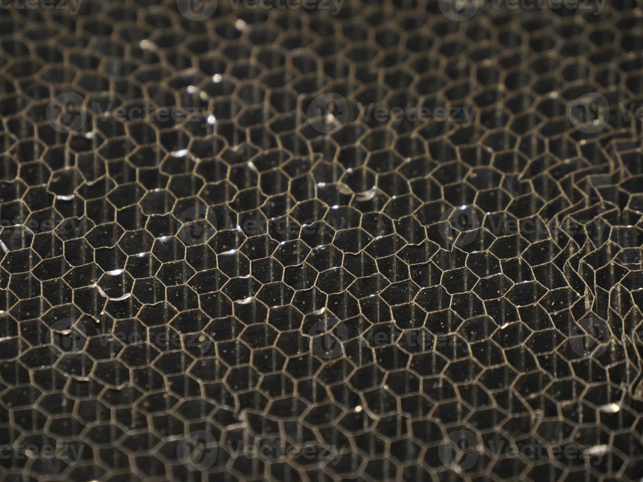 honingraat ruimte satelliet bij bijenkorf metaal paneel detail foto