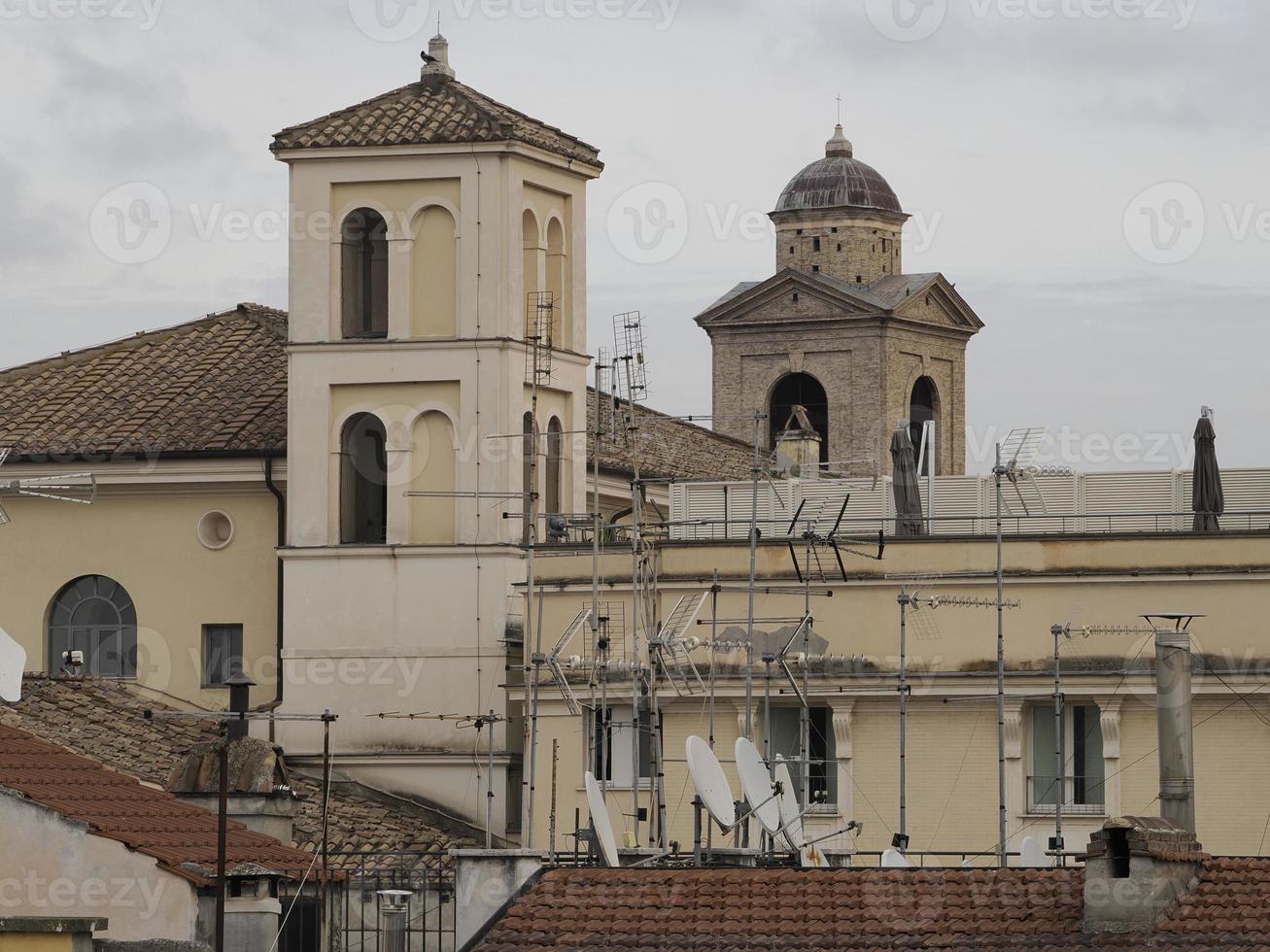 Rome huis dak en kerk koepel stadsgezicht dakkoepel visie panorama foto