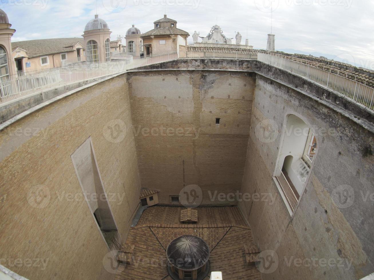 heilige peter basiliek Rome visie van op het dak foto