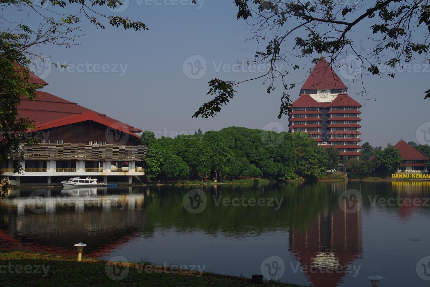 mooi visie van Indonesië Universiteit in depok, Indonesië foto