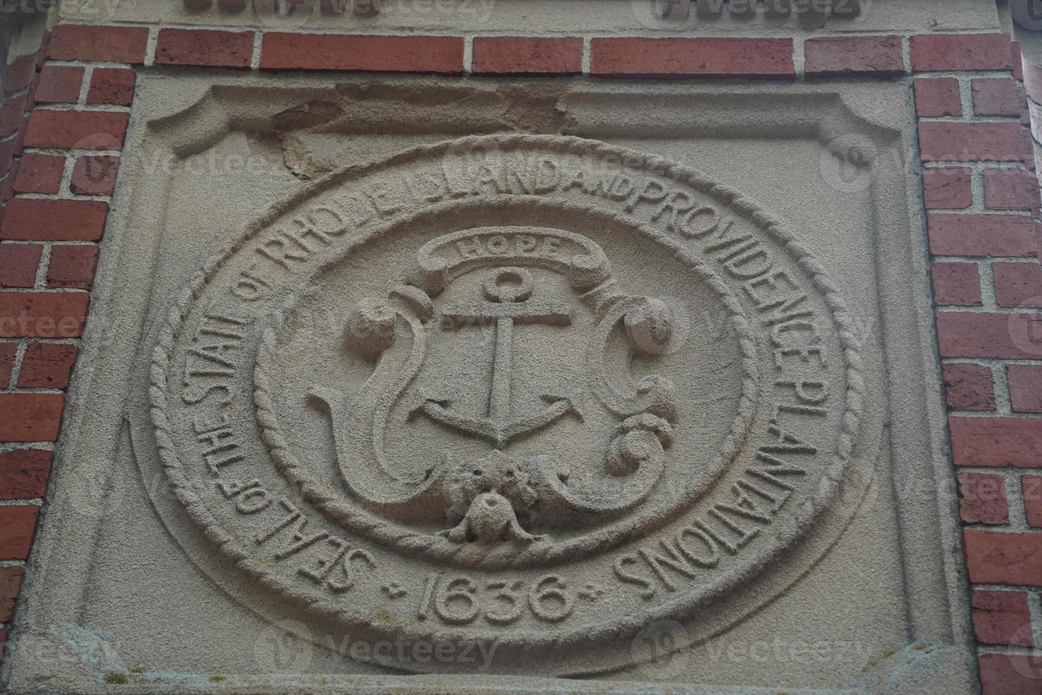 bruin Universiteit voorzienigheid Rhode eiland historisch gebouwen poort foto