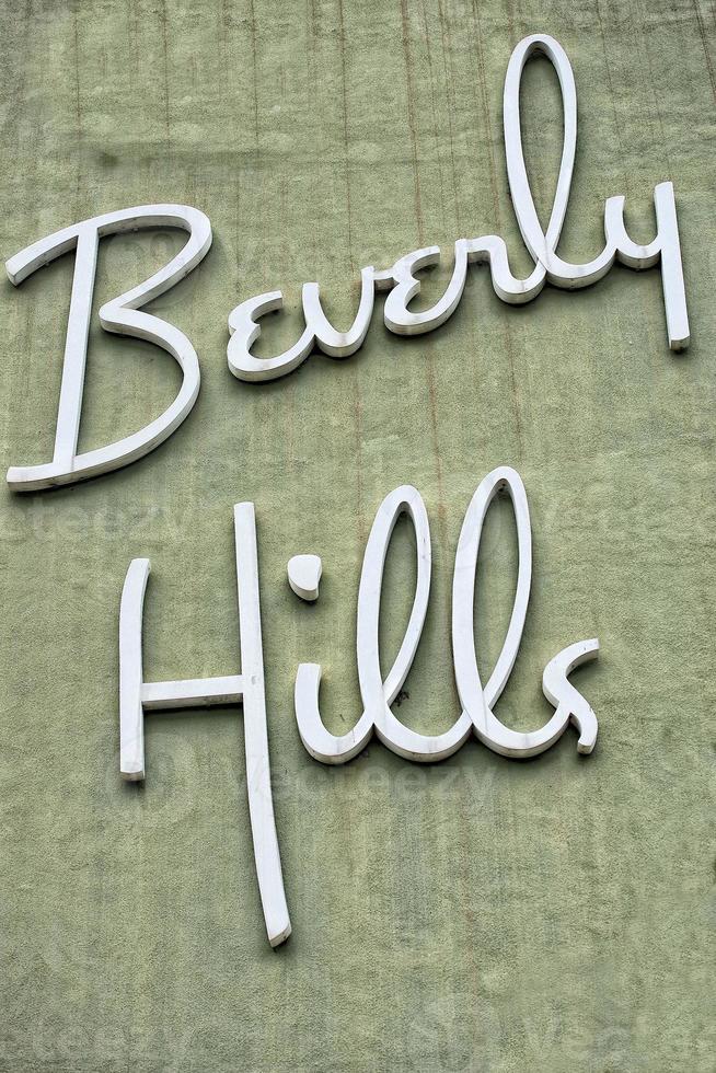 Beverly heuvels los angeles teken foto