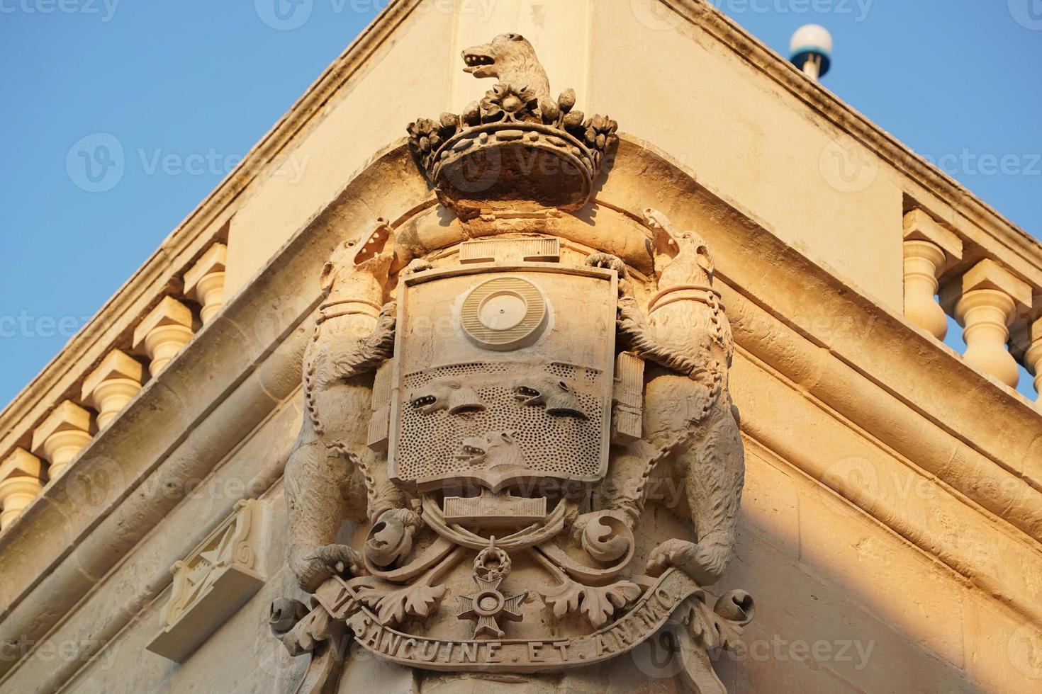 Rabat middeleeuws dorp straat visie gebouw in Malta foto