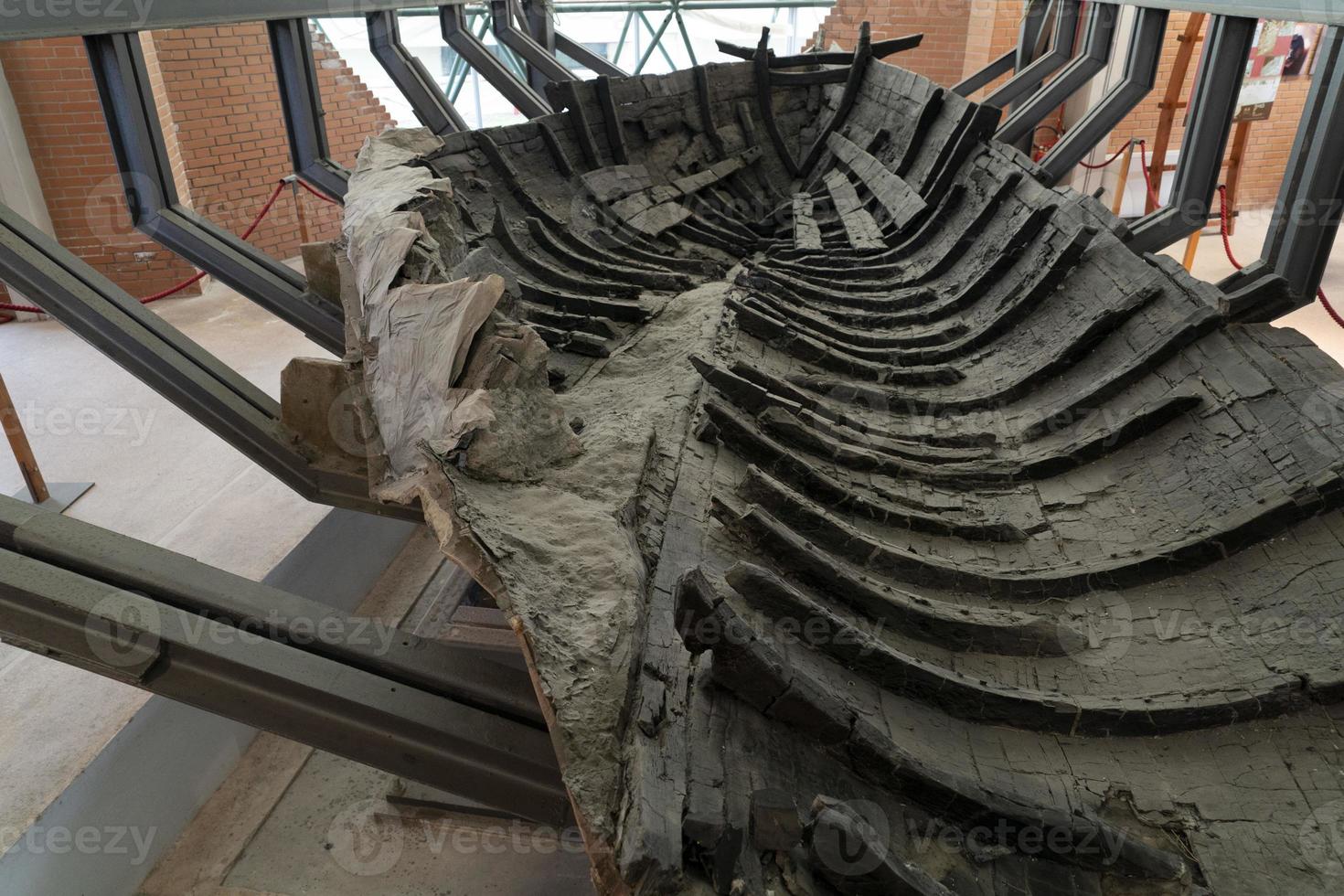Romeins hout vaartuig schip detail foto