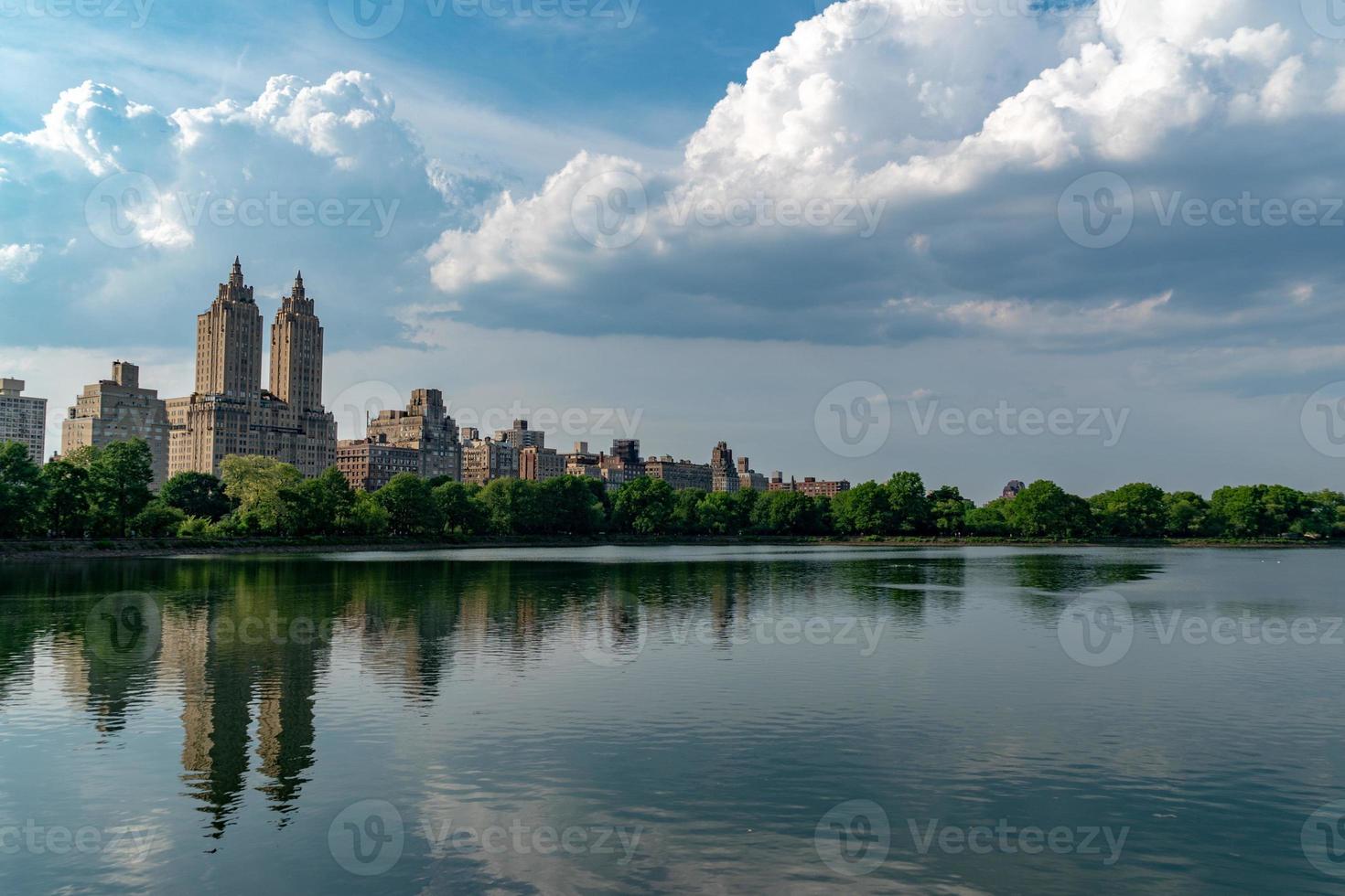 centraal park meer nieuw york foto