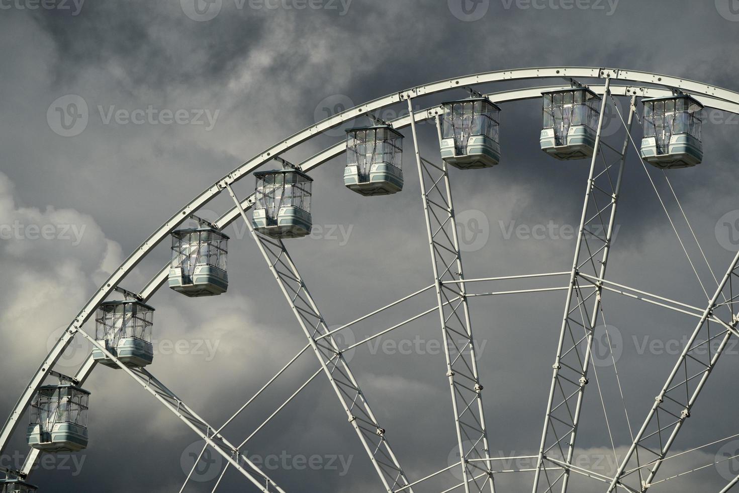 panoramisch ferris groot wiel detail foto