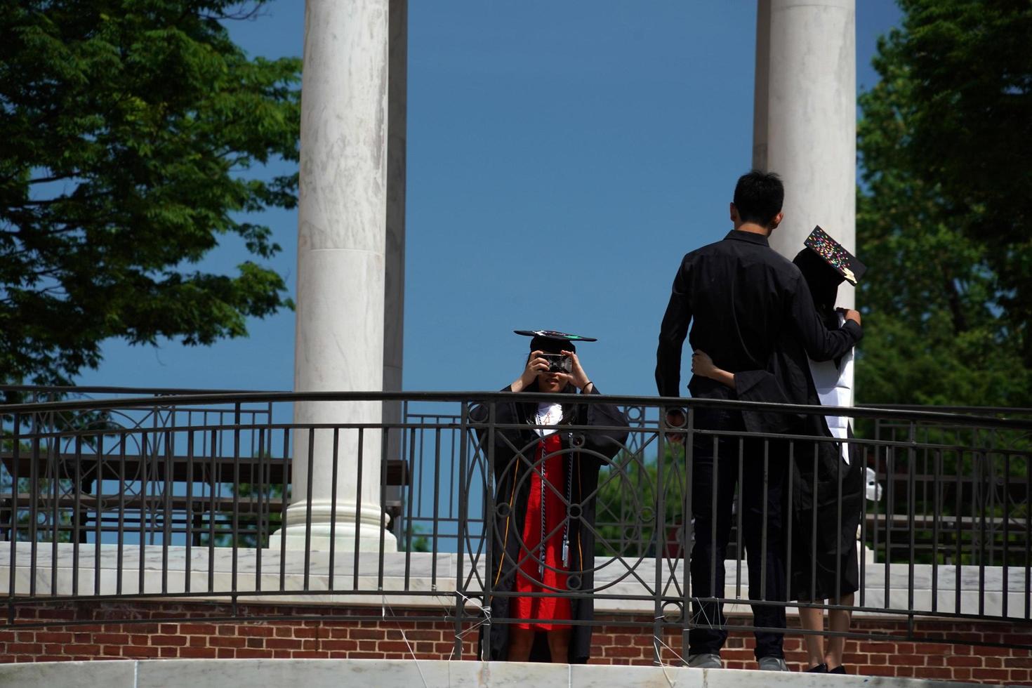 baltimore, Verenigde Staten van Amerika - mei 21 2018- diploma uitreiking dag Bij John hopkins Universiteit foto