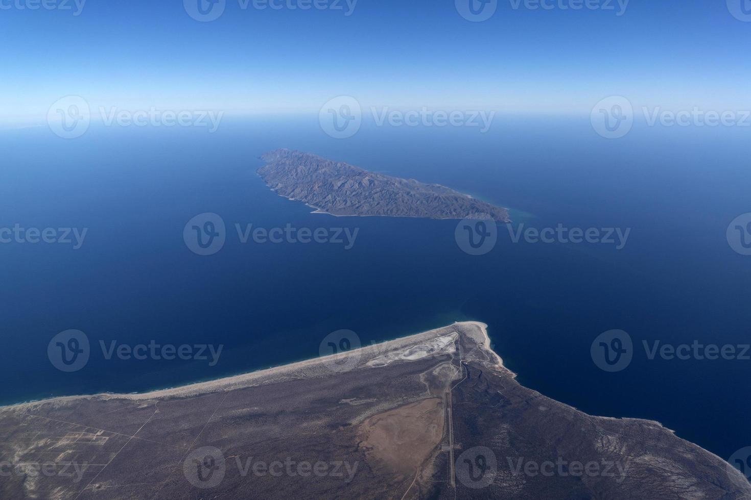 cerralvo cousteau eiland baja Californië sur antenne foto