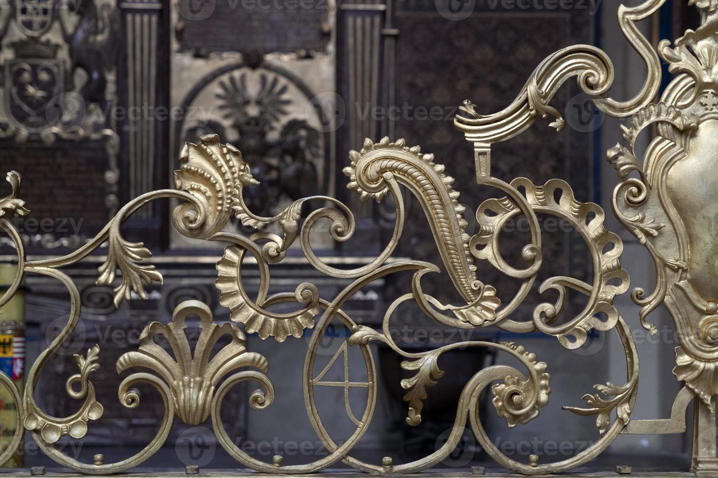 interieur van Praag koepel kaste heilige vitus kerk detail foto