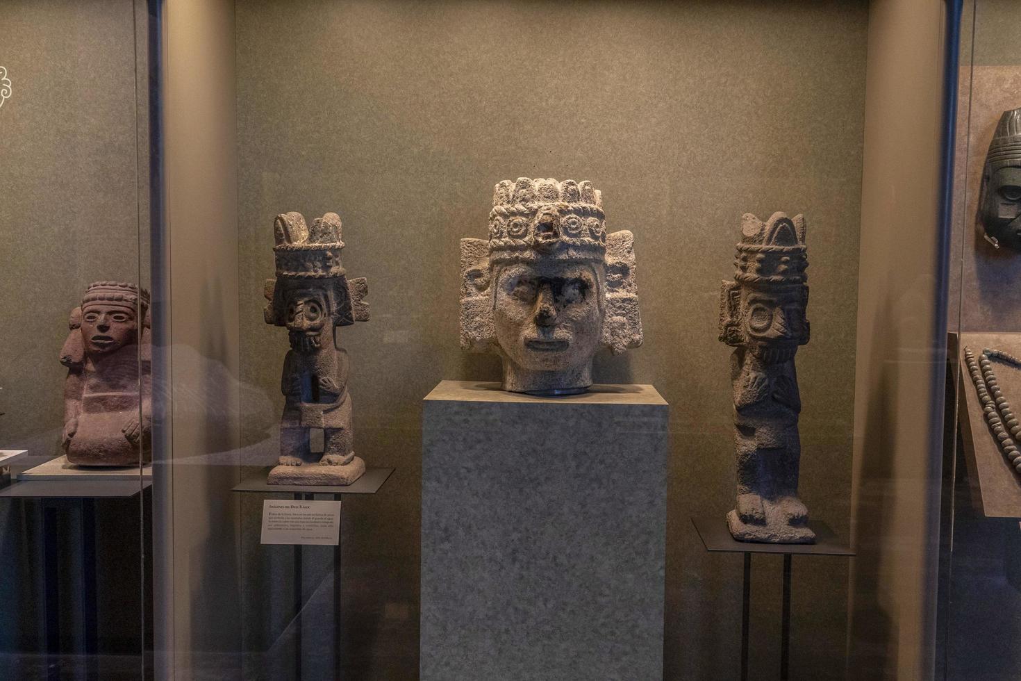 Mexico stad, Mexico - januari 31 2019 - Mexico stad antropologie museum foto