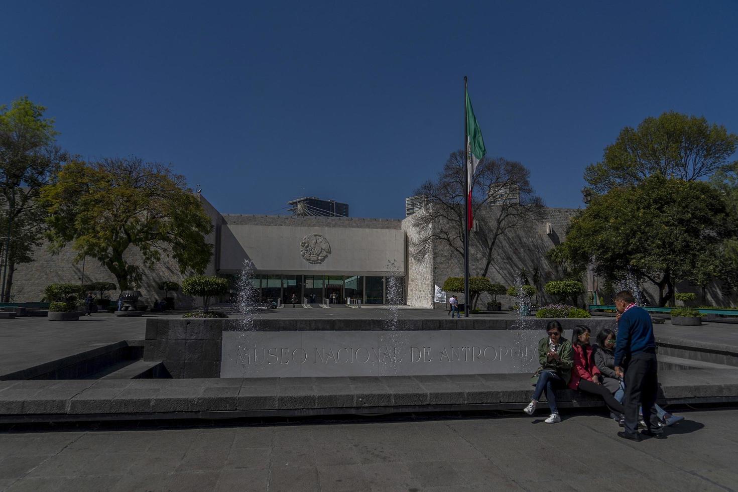 Mexico stad, Mexico - januari 31 2019 - Mexico stad antropologie museum foto