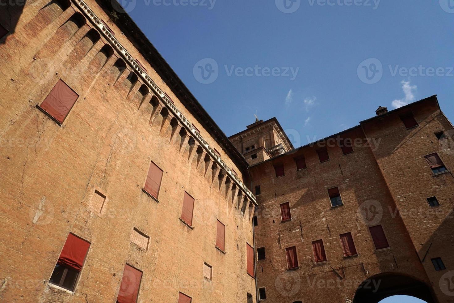 estense kasteel in ferrara Italië foto