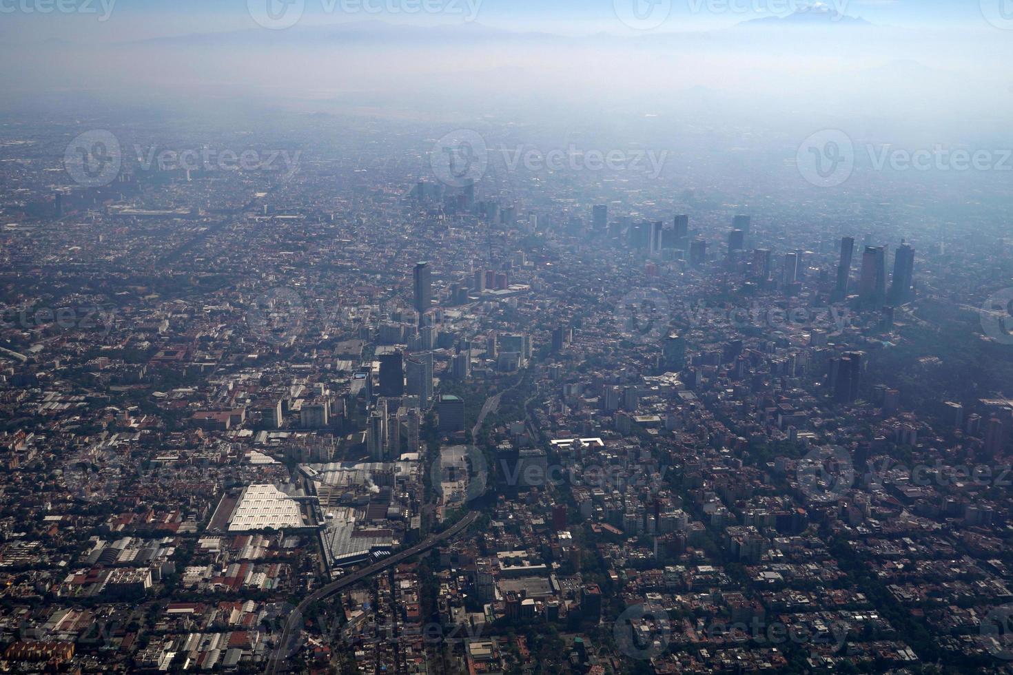 Mexico stad antenne visie stadsgezicht panorama foto