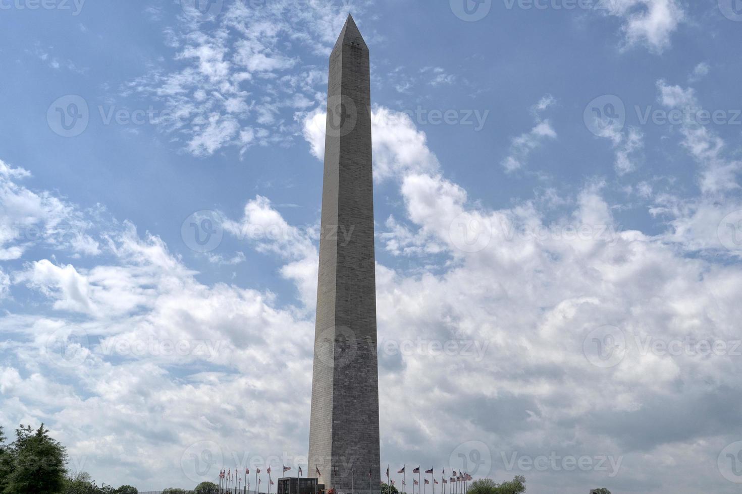 Washington gedenkteken obelisk monument in dc foto