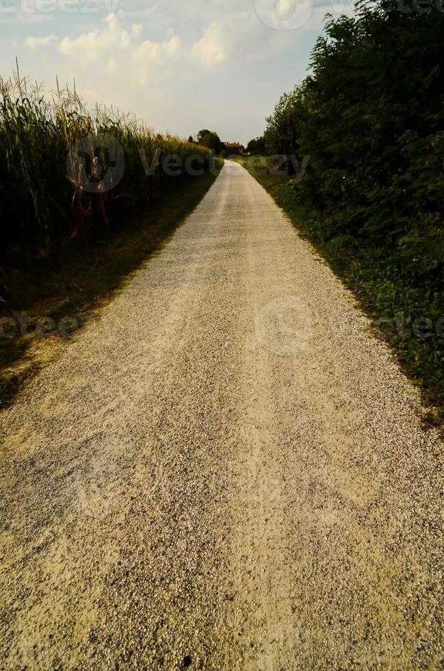 toneel- weg visie foto