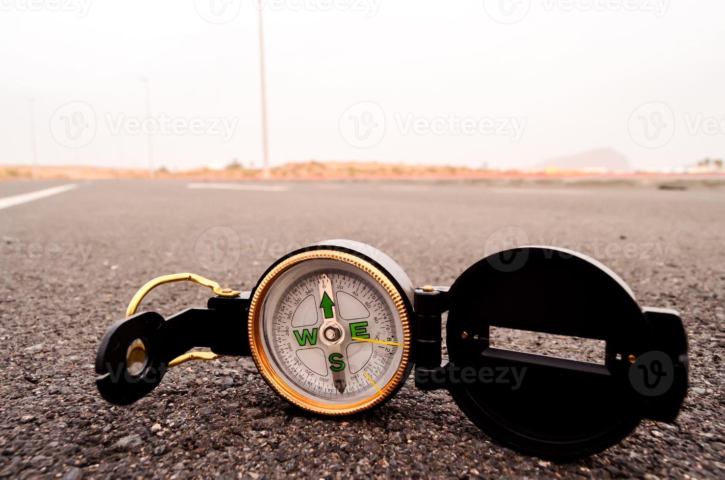 kompas Aan de grond foto