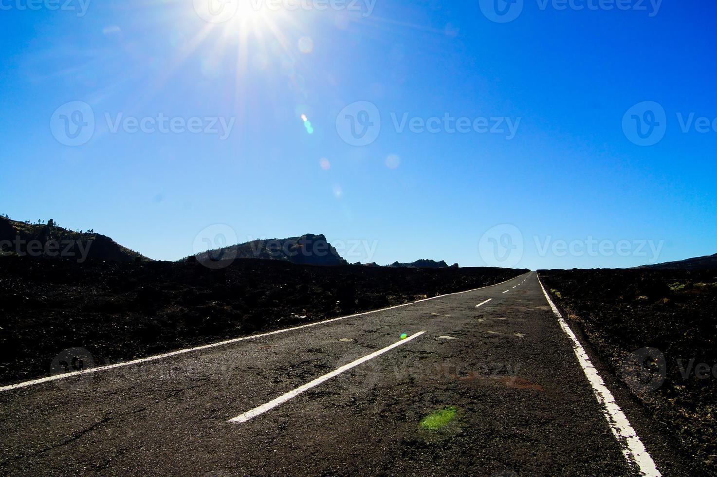 toneel- weg visie foto