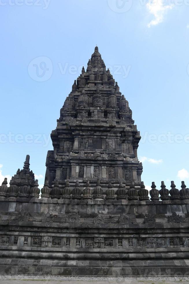 prambanan tempel in Yogyakarta Indonesië. UNESCO wereld erfgoed in Indonesië. de grootste Hindoe tempel foto