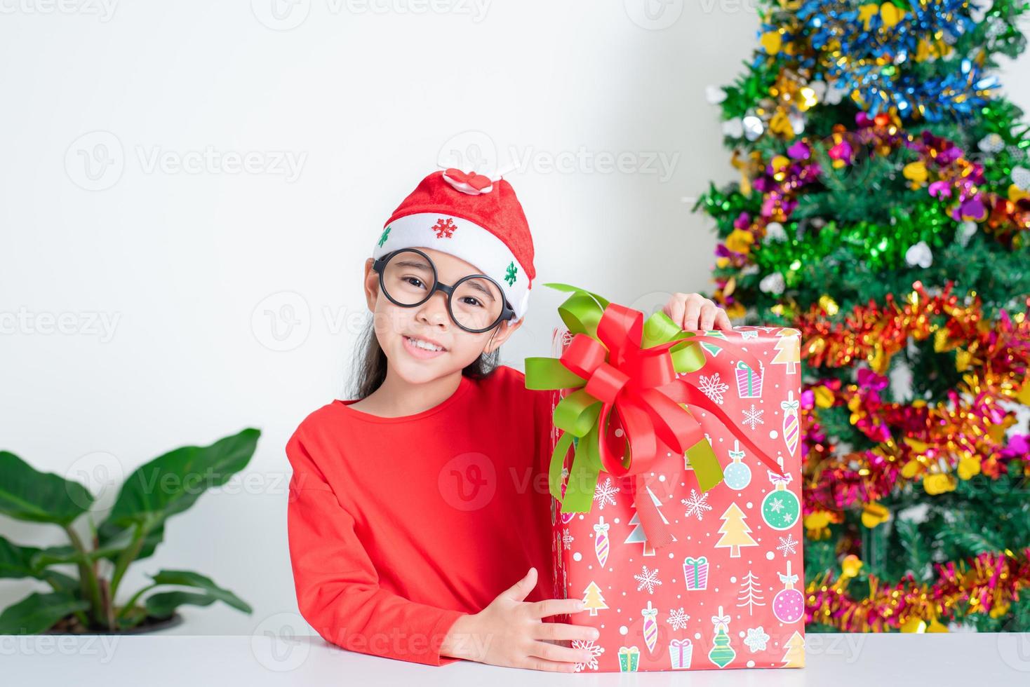 kind meisje Kerstmis foto