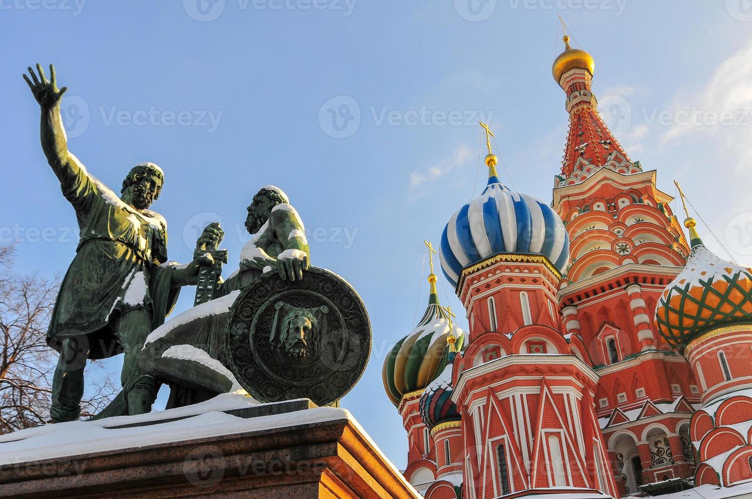 heilige basilicum kathedraal - Moskou, Rusland foto