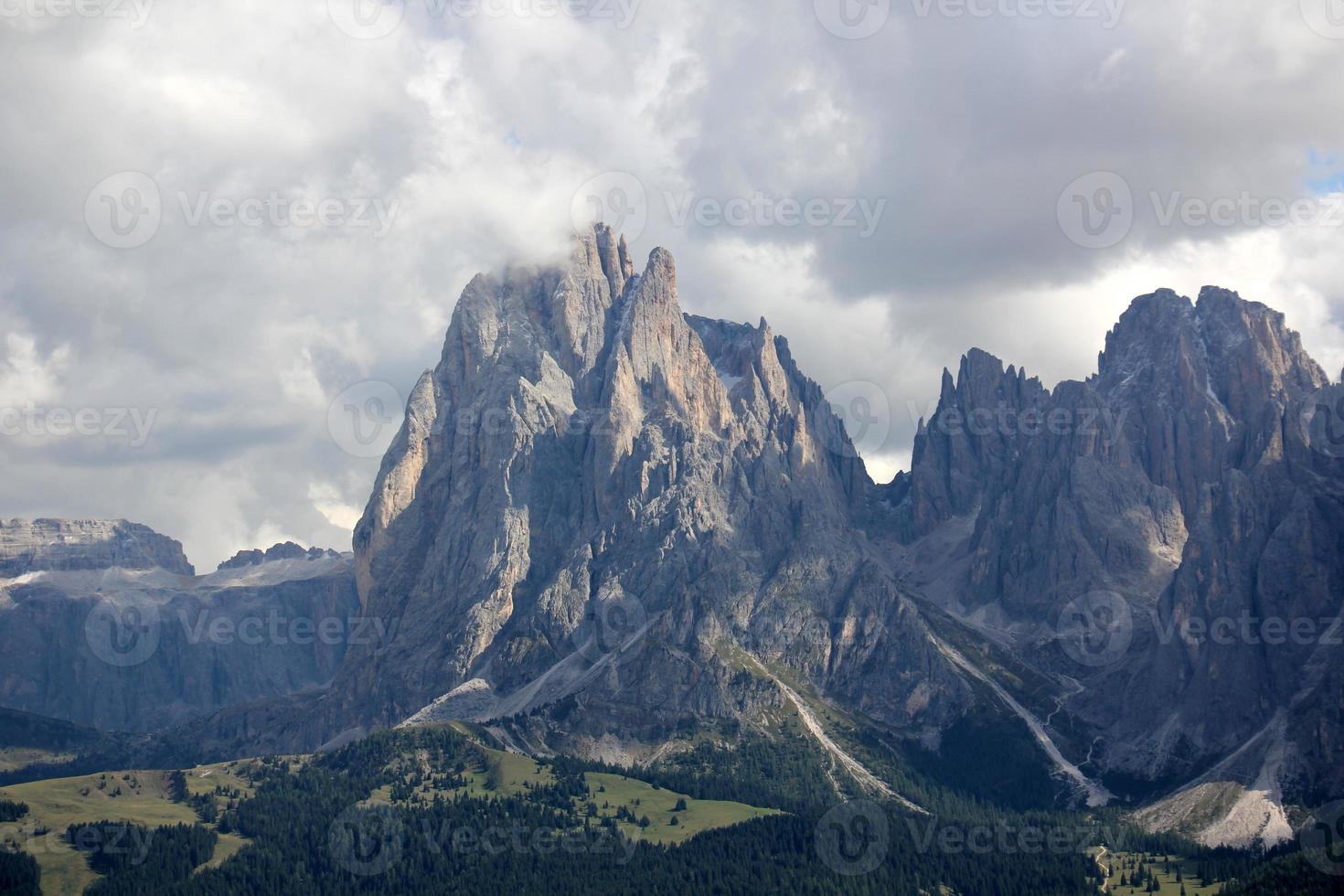 dolomieten - een berg reeks in de oostelijk Alpen foto