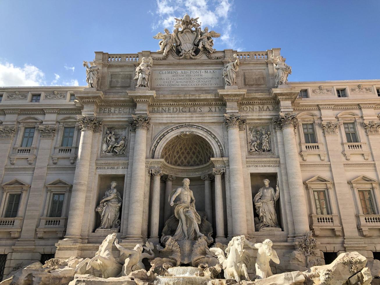 trevi fontein rome foto