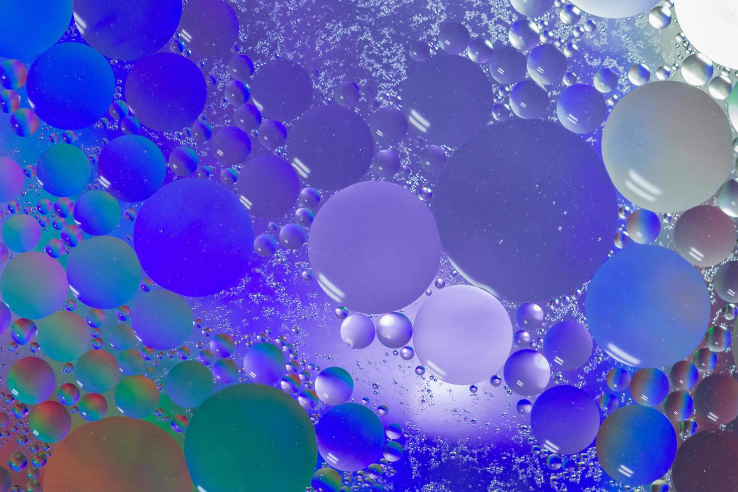 olie en water abstracte macroachtergrond foto