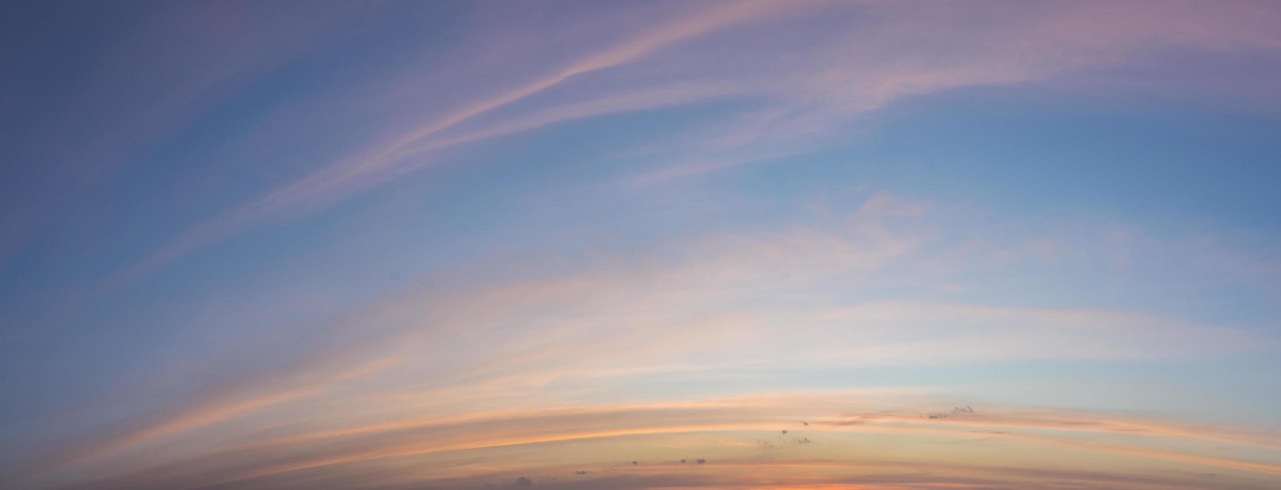 hemel bij zonsondergang foto