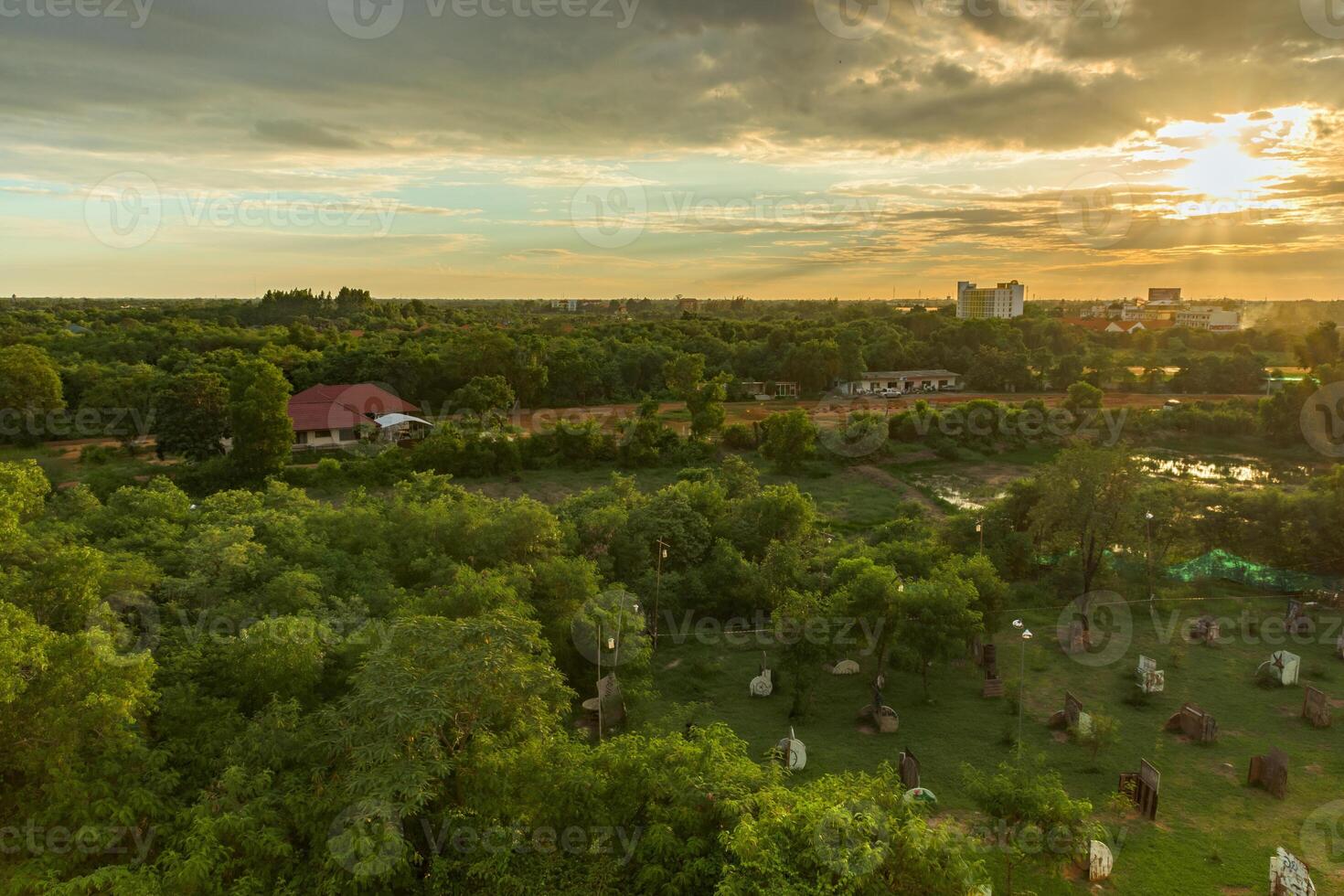 hemel bij zonsondergang foto