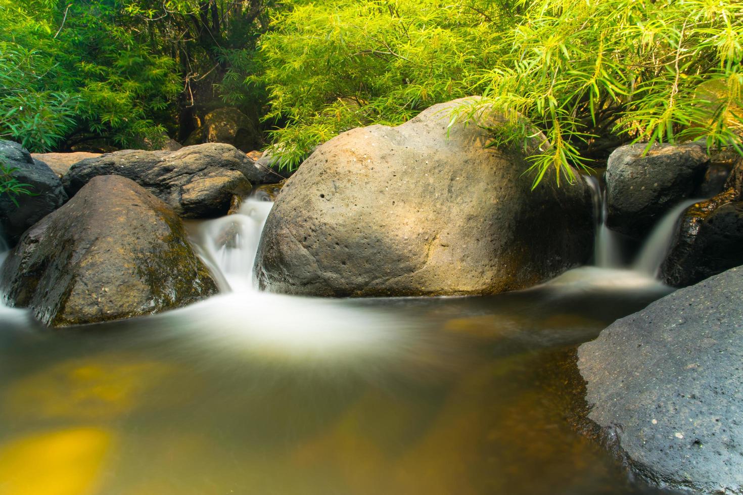 rivier bij de Wang Takrai-watervallen foto