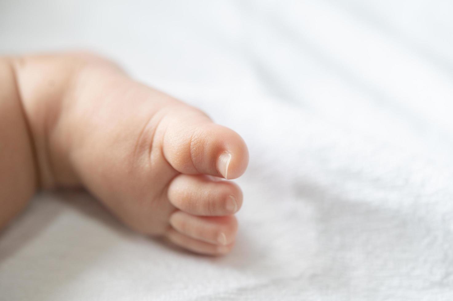 baby voeten close-up foto