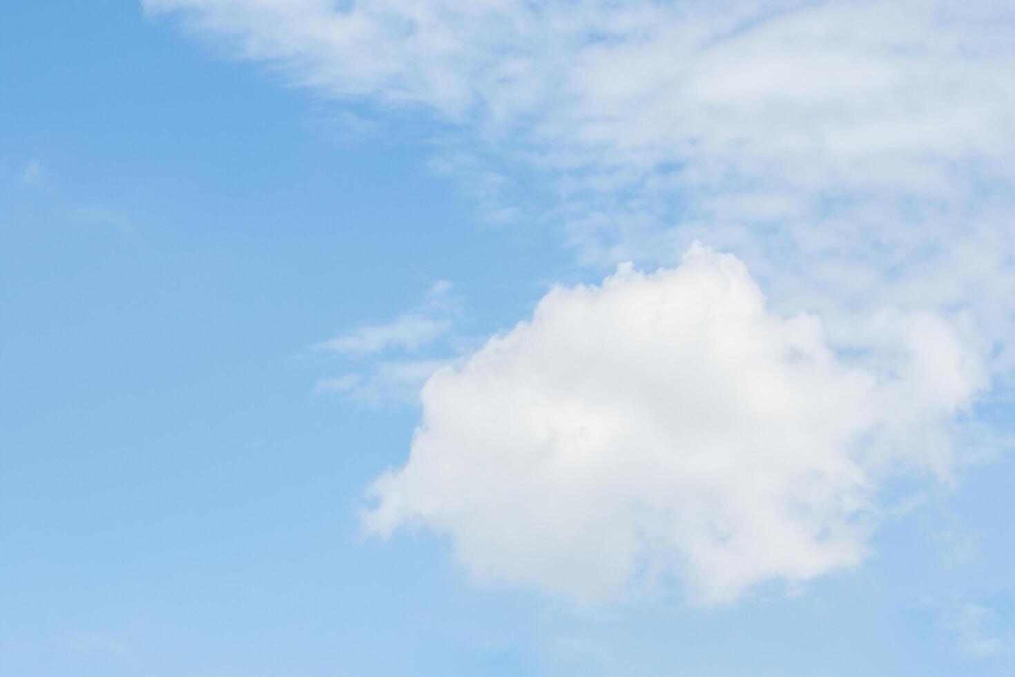 de lucht en de wolken foto