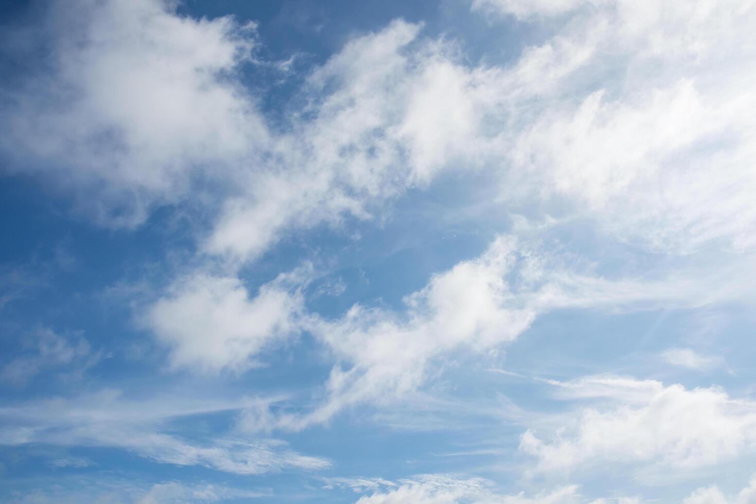 de lucht en de wolken foto