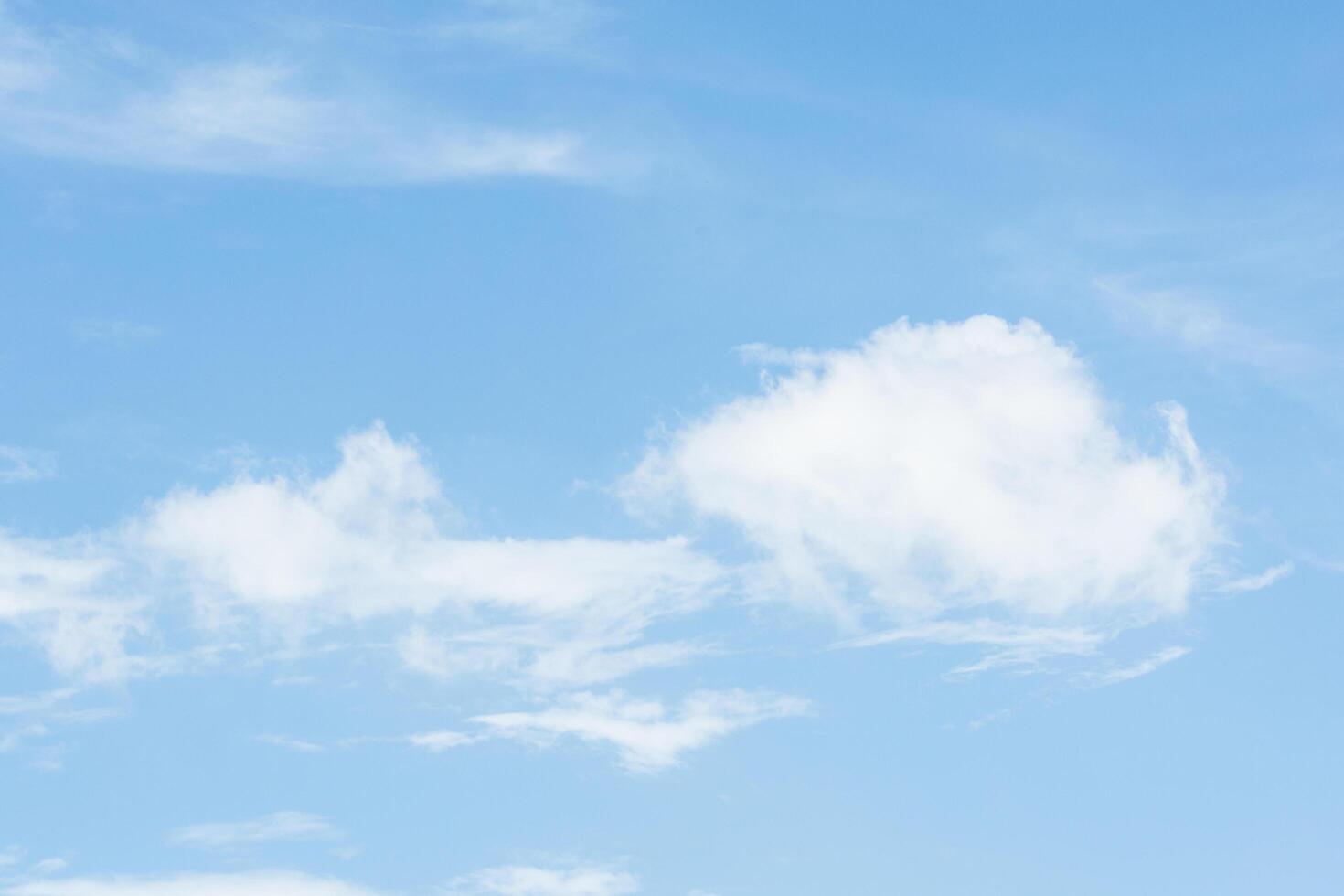 de lucht en de wolken foto