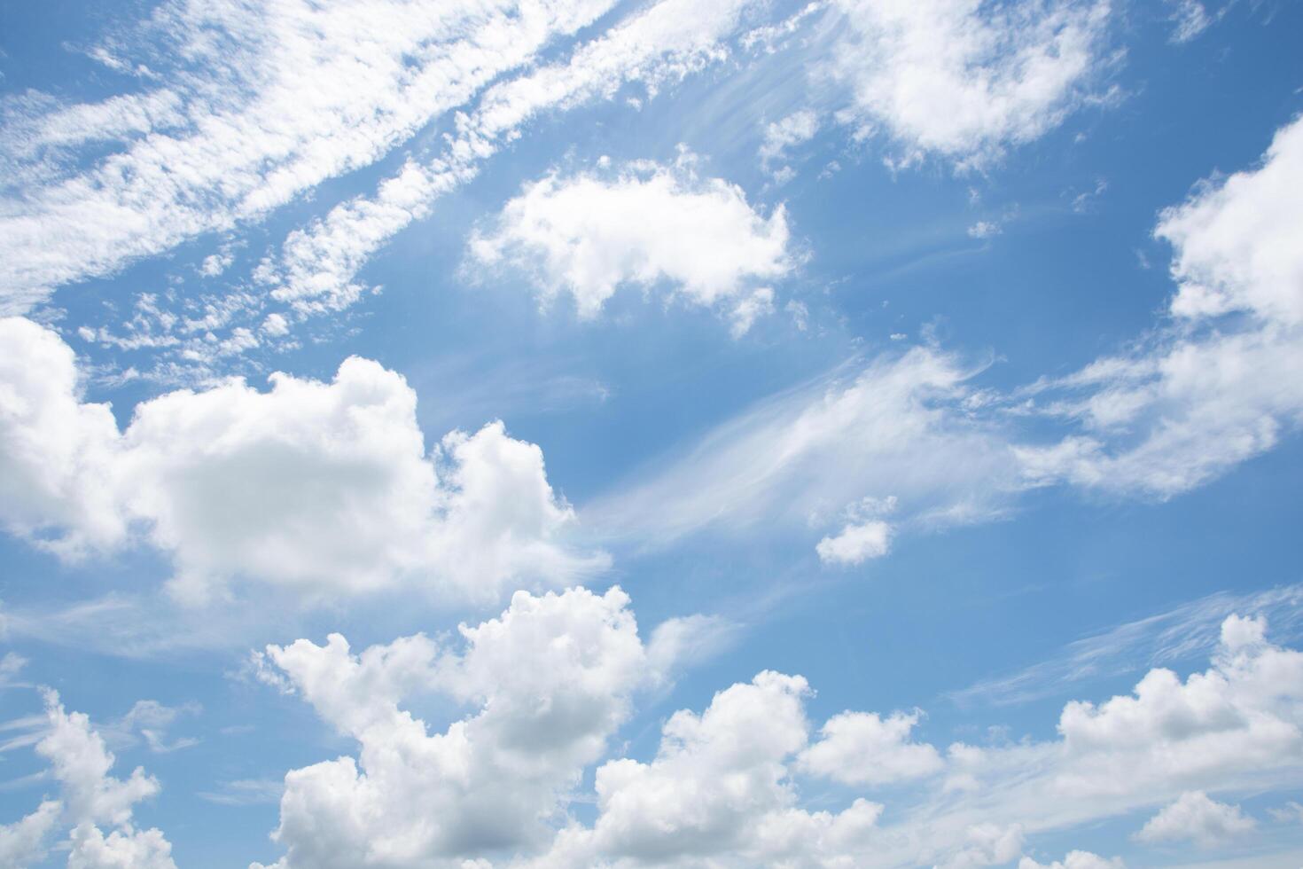 wolken in de lucht foto