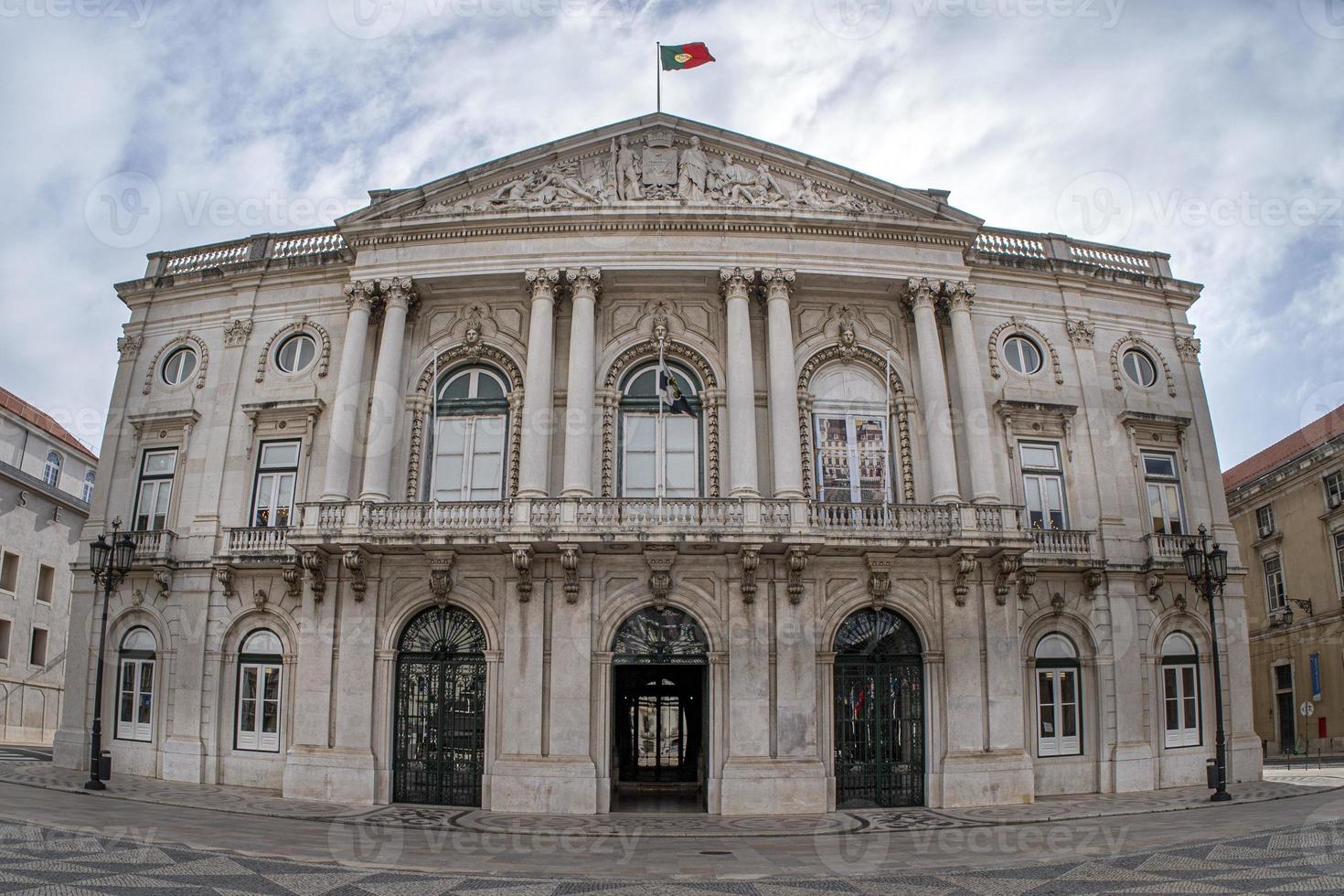 Lissabon stad hal gebouw foto